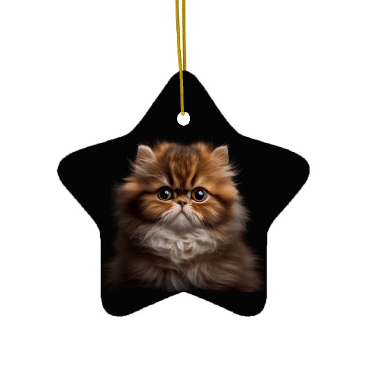 Persian Cat - A Sweet Gift Idea For All Cat Ceramic Ornaments