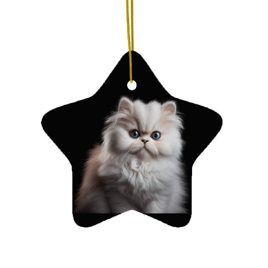 Persian Cat - A Sweet Gift Idea For All Cat Ceramic Ornaments