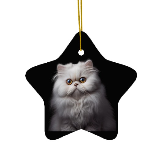 Persian Cat - A Sweet Gift Idea For All Cat Ceramic Ornaments