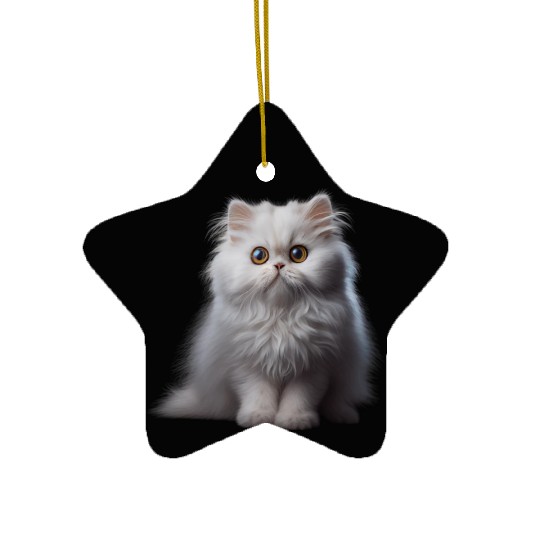 Persian Cat - A Sweet Gift Idea For All Cat Ceramic Ornaments