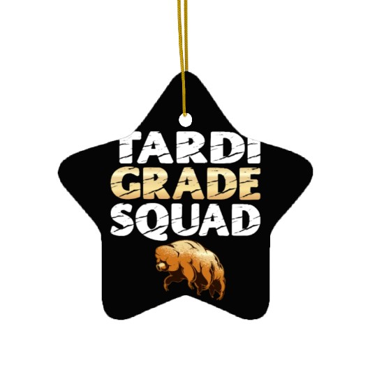 Tardigrade Squad Moss Piglet Science Lover Ceramic Ornaments