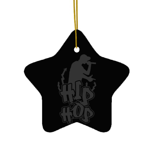 Hip Hop Music Direction Rap Graffiti Urban Ceramic Ornaments