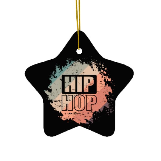 Hip Hop Rap Style of Music Direction of Music Ceramic Ornaments