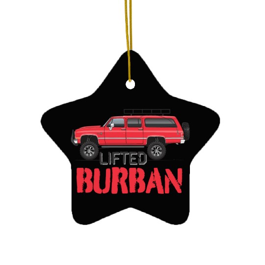 burban Cardinal Red Ceramic Ornaments