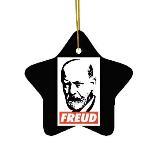 Sigmund Freud Ceramic Ornaments