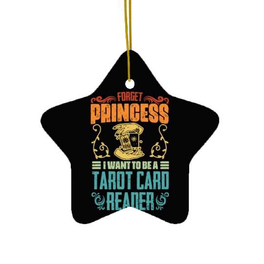 Forget Princess Vintage Tarot Card Reading A Ceramic Ornaments