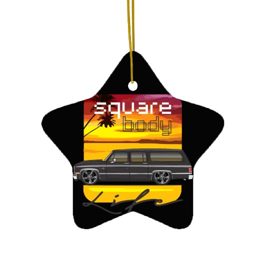 life Midnight Black Ceramic Ornaments