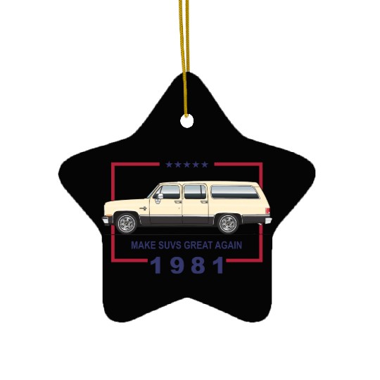 make Santa Fe Tan Ceramic Ornaments