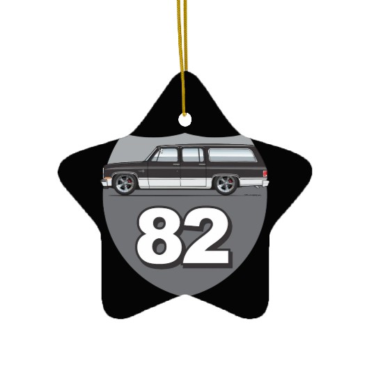 82 Midnight Black Ceramic Ornaments