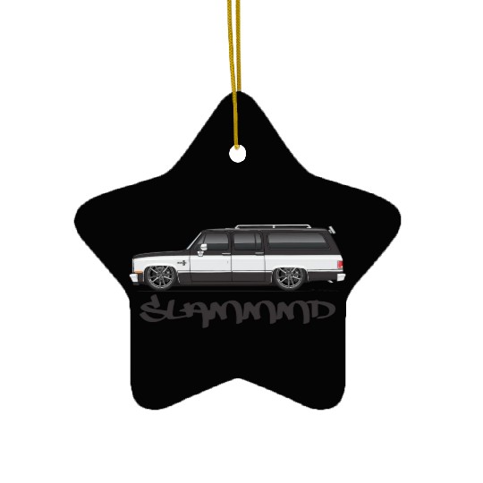 slammmd Midnight Black Ceramic Ornaments