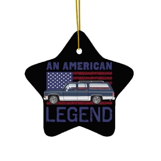 legend Midnight Blue Ceramic Ornaments