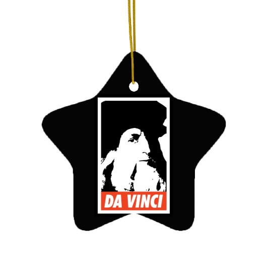Leonardo Da Vinci Ceramic Ornaments
