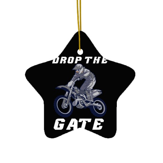 Dirt Bike Dirt Bike Riding Motocross Dirt Biking Ceramic Ornaments