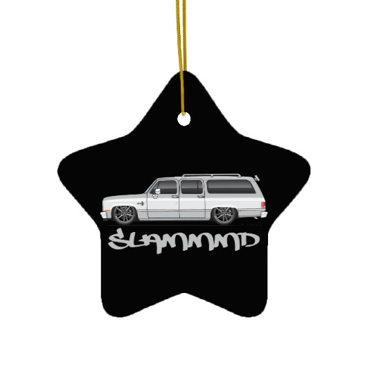 SLAMMMD Light Silver Ceramic Ornaments