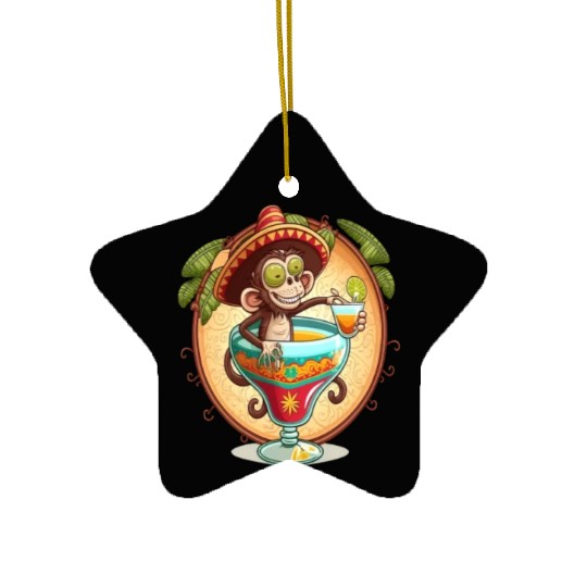 Spider Monkey Animal Lovers Spider Monkey Ceramic Ornaments
