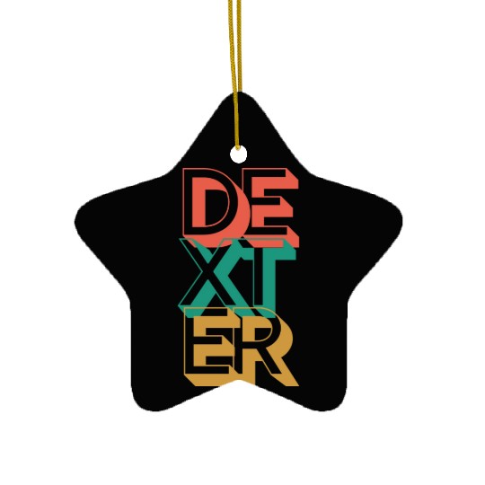 Retro Dexter Ceramic Ornaments