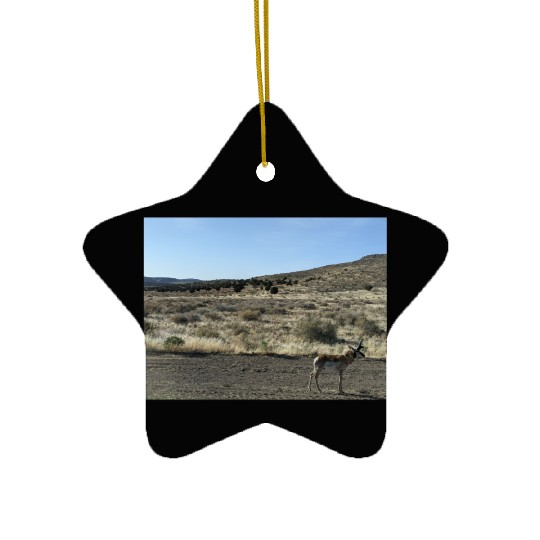 Antelope near Grand Canyon West Ceramic Ornaments