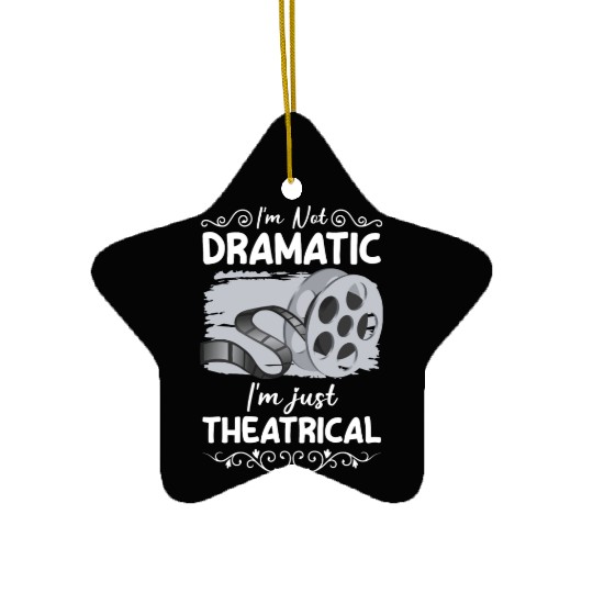 Actress Stage Drama Club Ceramic Ornaments