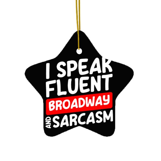 Actor Theater Fan Comedy Drama Club Ceramic Ornaments