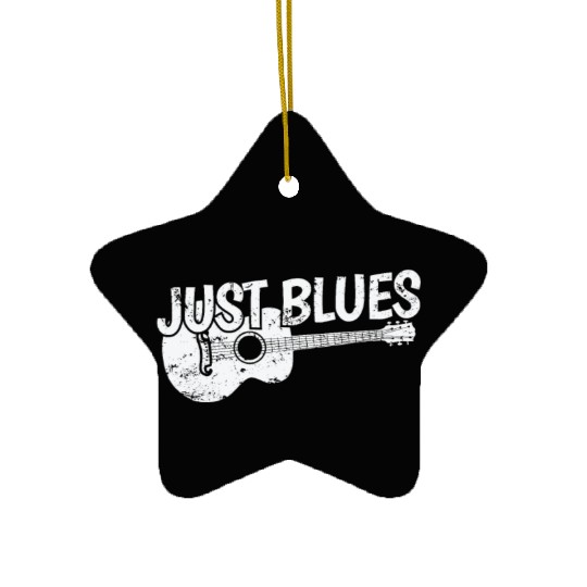 Just Blues Music Trumpet Chicago Ceramic Ornaments