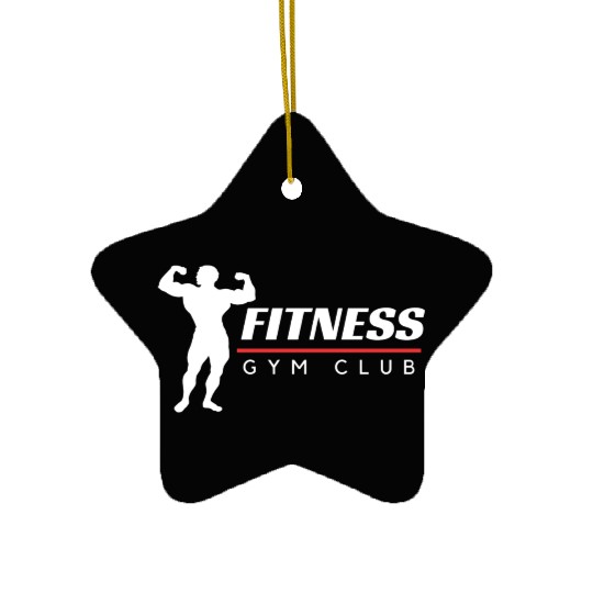 Fitness Gym Club Ceramic Ornaments