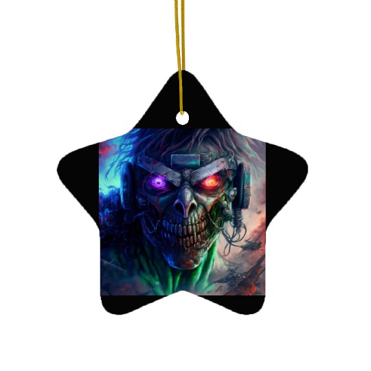 ZOMBIE IRON MAIDEN (version 12) Ceramic Ornaments