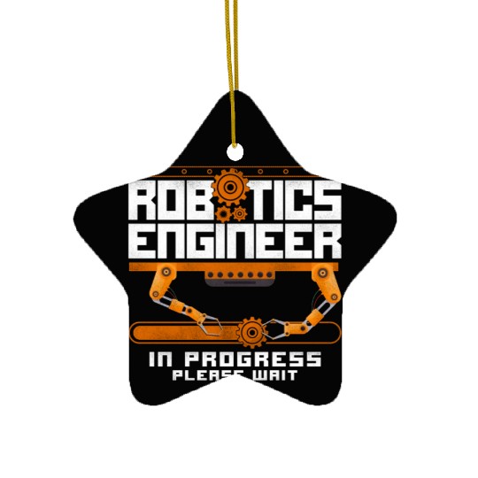 Robot Robotics Engineer Vintage Ceramic Ornaments