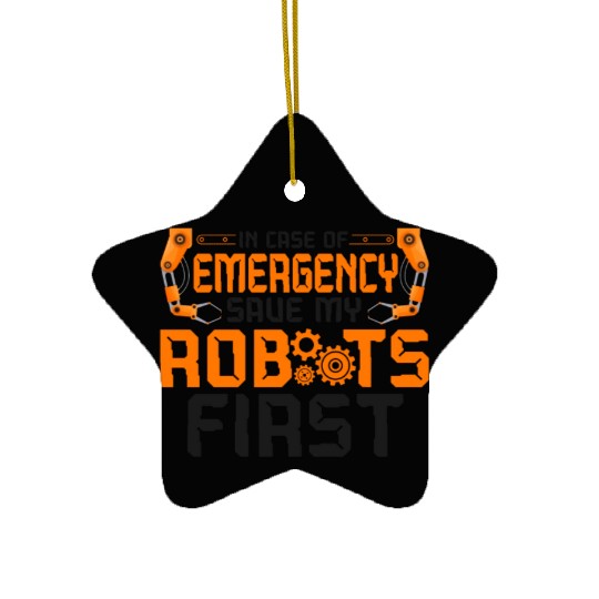 Robot Robotics Engineer Vintage In Ceramic Ornaments