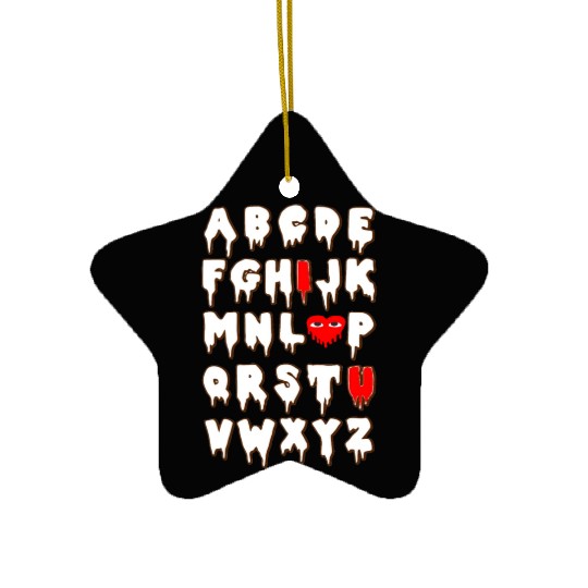 i love you Ceramic Ornaments