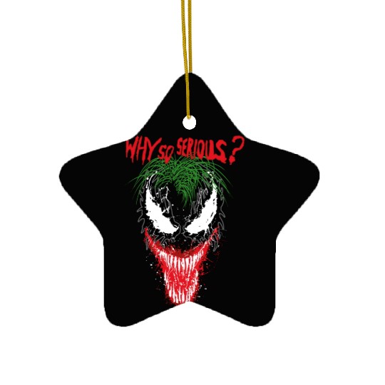 The V.e.n.o.m Joker Symbiosis Why So Serious? Ceramic Ornaments