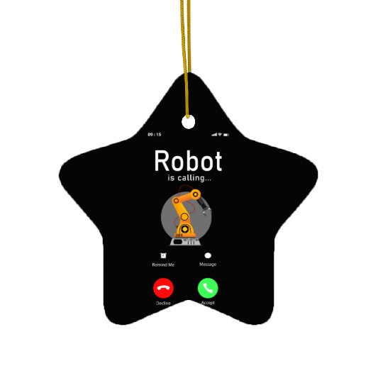 Robot Robotics Engineer Phone Ceramic Ornaments