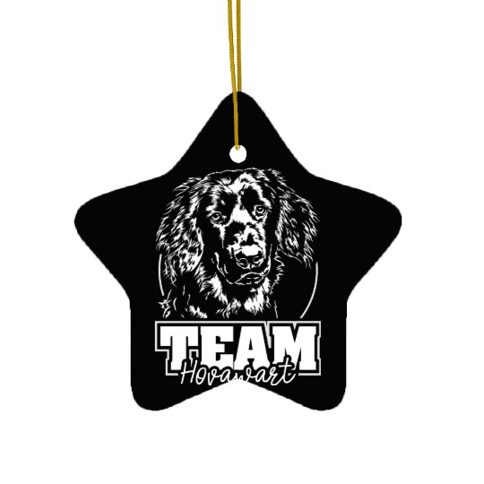 TEAM Hovawart dog mom dogsport Ceramic Ornaments