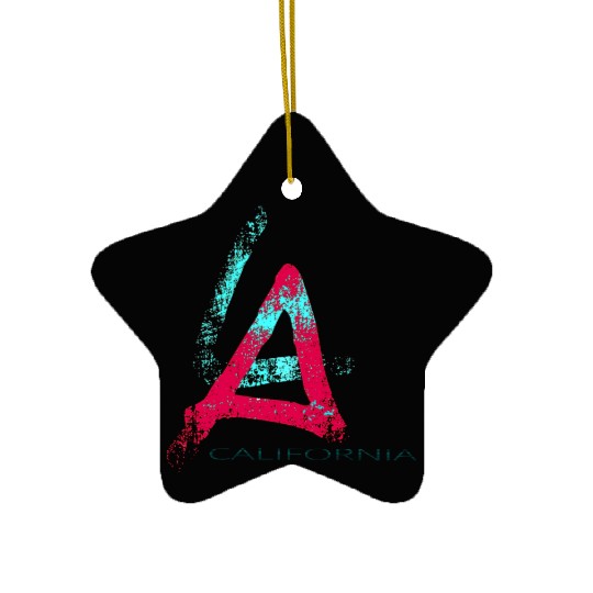 Los-Angeles. Ceramic Ornaments