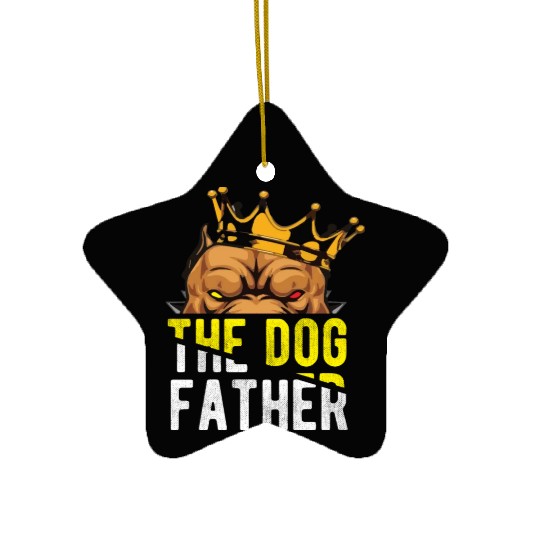 The Dog Father - Pitpull Lover Ceramic Ornaments