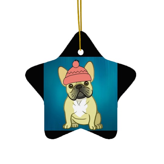 French Bulldog #9 Ceramic Ornaments