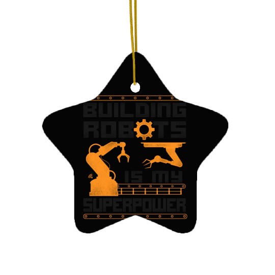 Robot Robotics Engineer Vintage Ceramic Ornaments