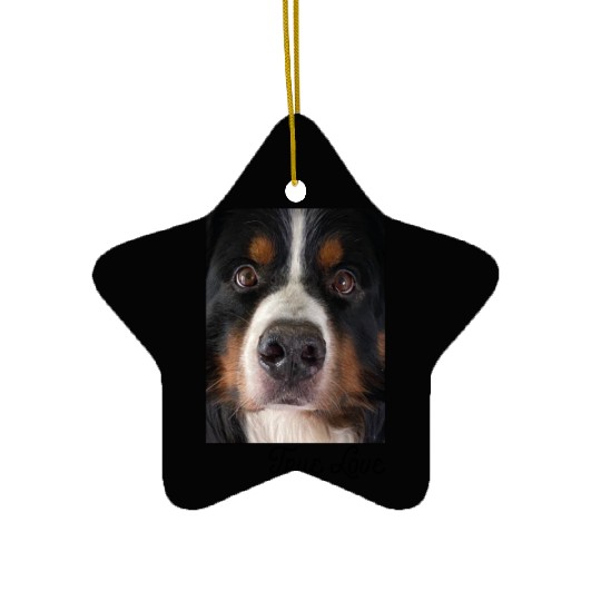 Bernese Mountain Dog Ceramic Ornaments