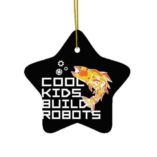 Kids Robotics Engineer Robot Ceramic Ornaments