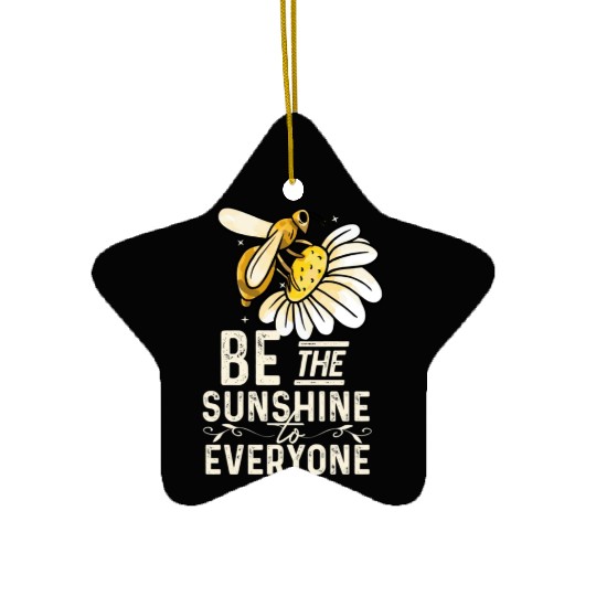 Beekeeper and Plant Lover Gift Ceramic Ornaments