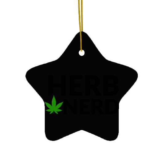 HERB NERD Ceramic Ornaments