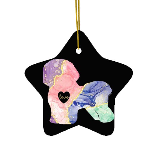 Bichon Frise Lover Bichon Frise Mom Ceramic Ornaments