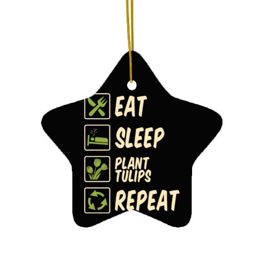 Tulip Gardening Tulips Ceramic Ornaments