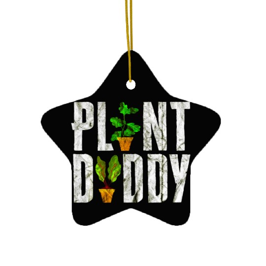 Plant Daddy Funny Gardener Ceramic Ornaments