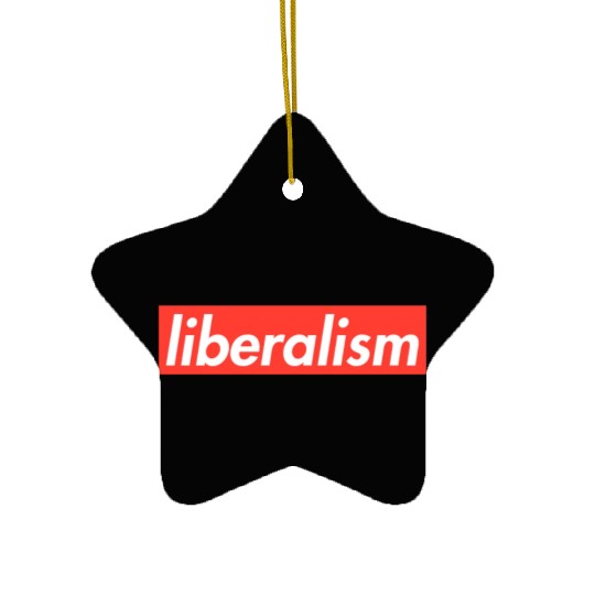Liberalism Capitalism Politics Gift Ceramic Ornaments