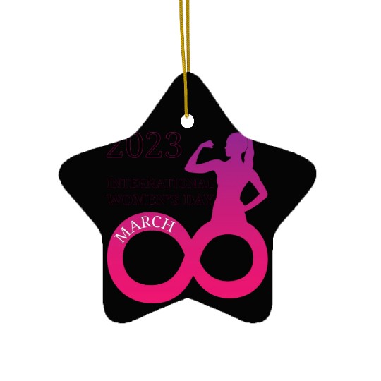 INTERATIONAL WOMEN'S DAY 8 MARCH 2023 For Women Ceramic Ornaments
