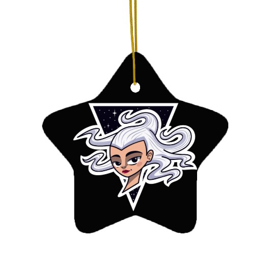 SILVER Ceramic Ornaments