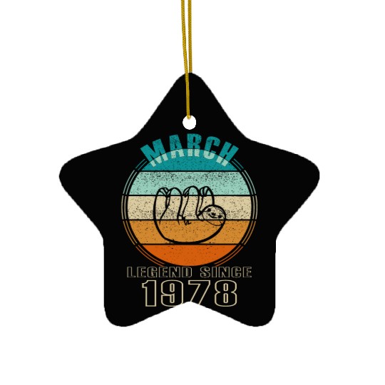 1978 Im März Vintage Ceramic Ornaments