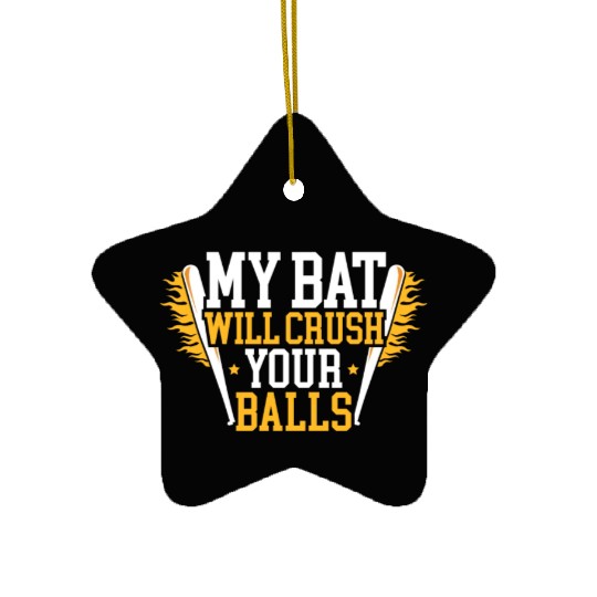 Baseball Bat Baseball Player Baseball Coach Sports Ceramic Ornaments