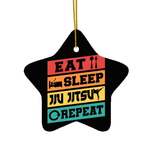 Brazilian Jiu Jitsu MMA Bjj Hugger Ceramic Ornaments