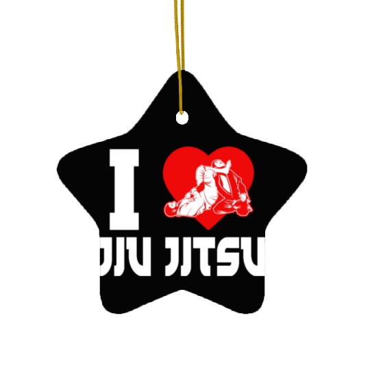 Brazilian Jiu Jitsu MMA Bjj Hugger Ceramic Ornaments